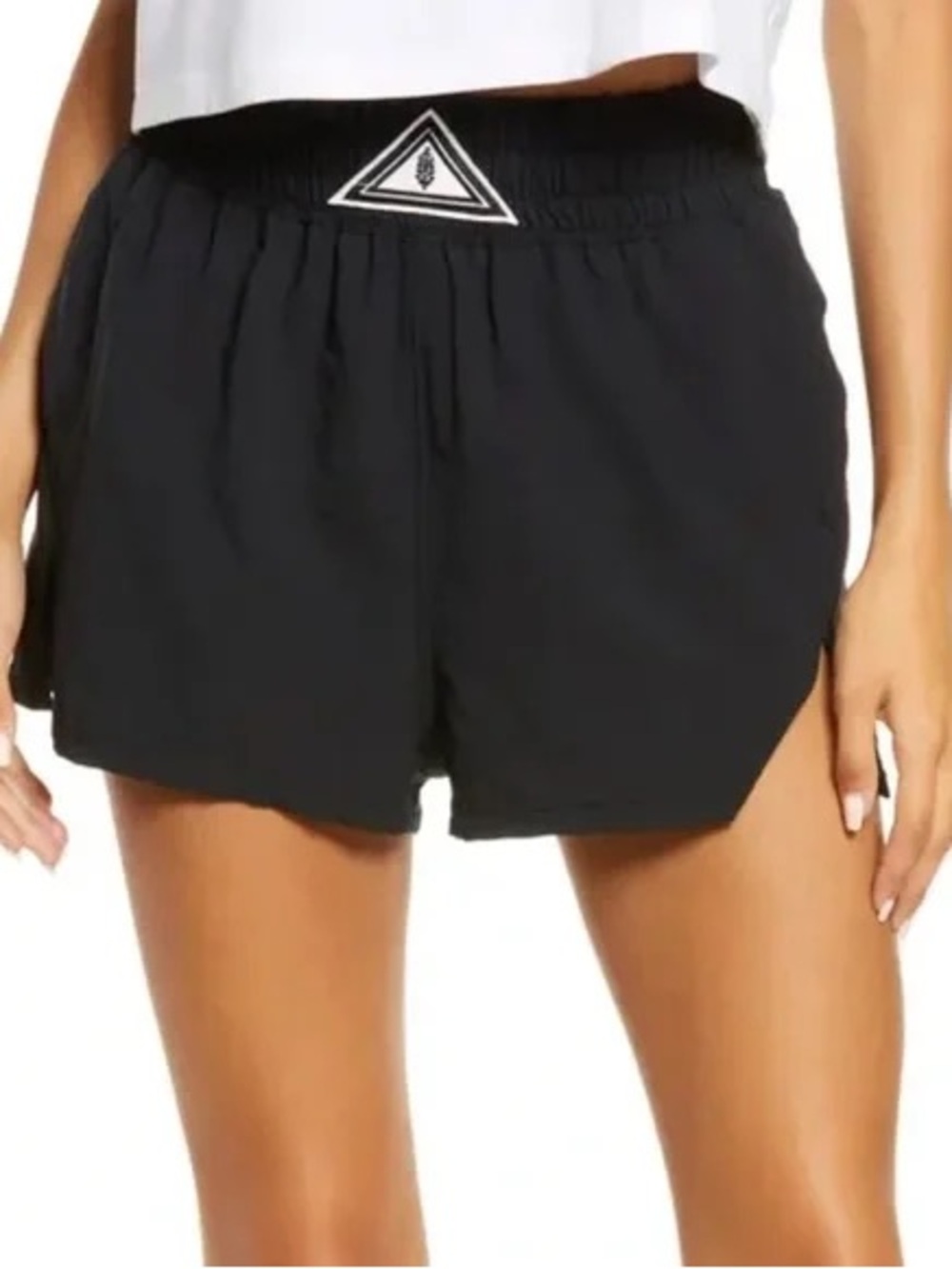 Free People FP Movement Next Round Black Shorts